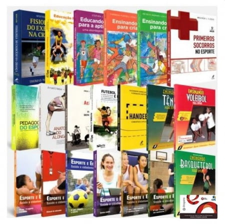  KIT EDUCAÇÃO FÍSICA 20 VOLUMES 